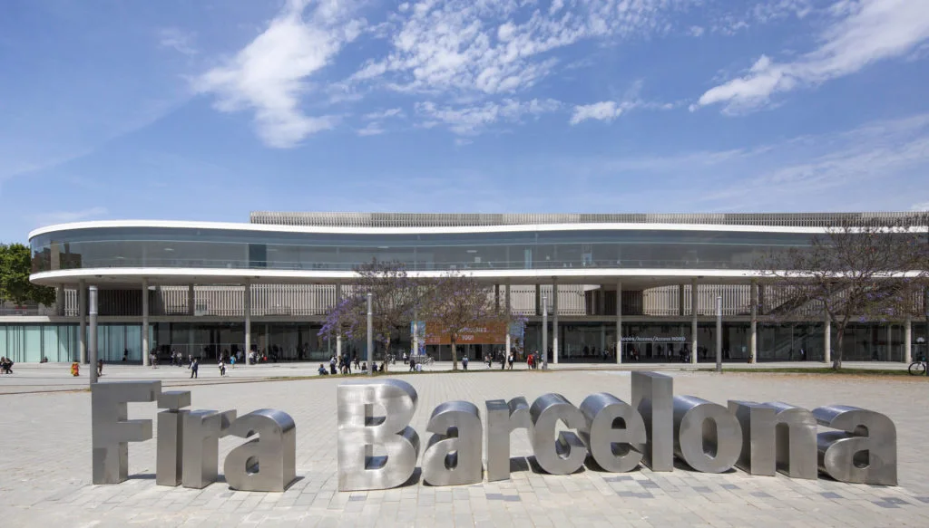 La entrada de la Fira de Barcelona